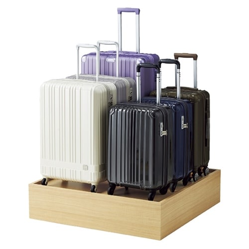 木製ボックスステージこぼれ止め付 エクリュ