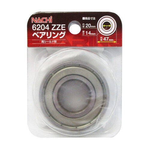 ナチ ベアリング P6204 ZZE