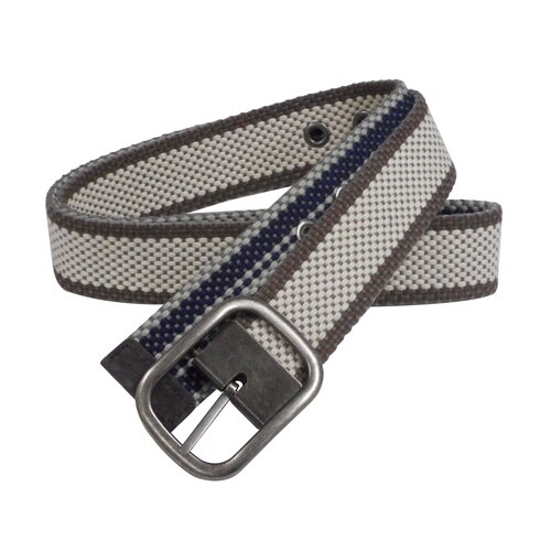 リバーシブルバックルベルトネイビー