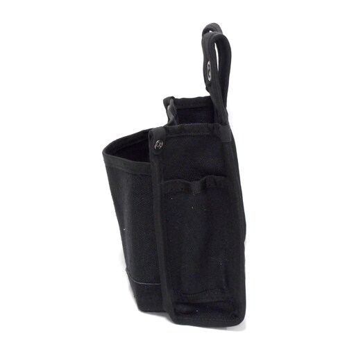 職人作スリット帆布腰袋黒SHB110BK