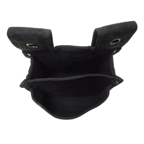 職人作スリット帆布腰袋黒SHB110BK