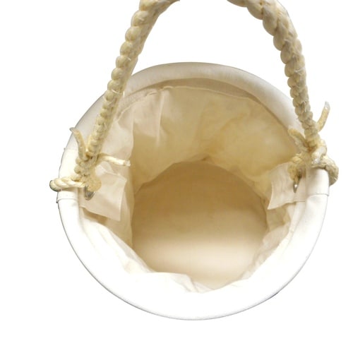 WM 電工バケツ麻ヒモ付白WM−C33