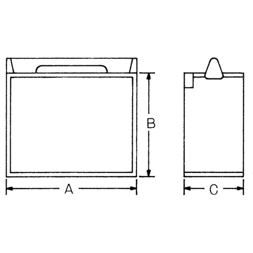 アルミ出前箱 横型 10ヶ入