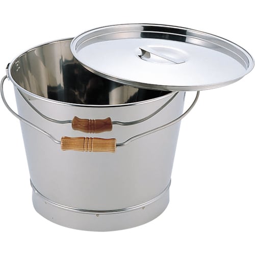 18−8 バケツ(溶接) 13号 バネハンドル