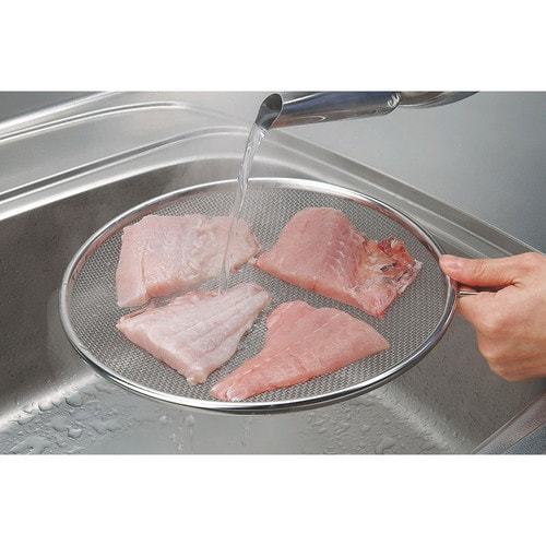 スリースノー リング付盆ざる 25cm 33328