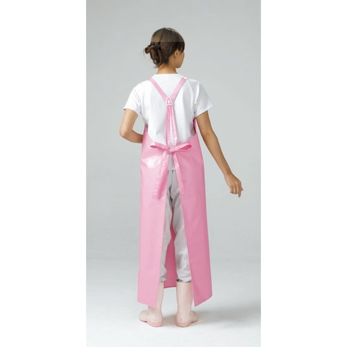 マイティクロスエプロンM 胸当タスキ掛1−4ピンク