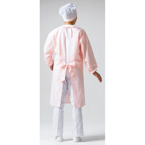 ウルトラドライエプロン 袖付・ゴムホワイト