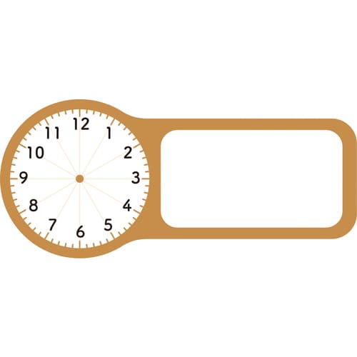 とけいのふせん 生活色