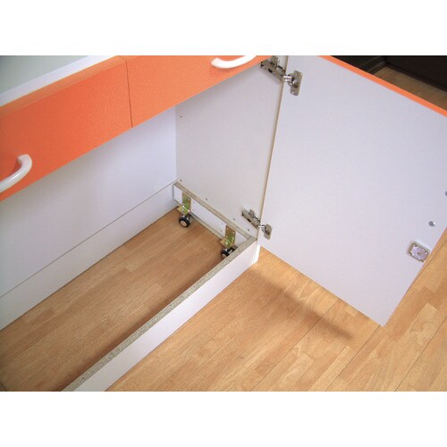 移動式薬品戸棚 ピンク 120×40×180cm