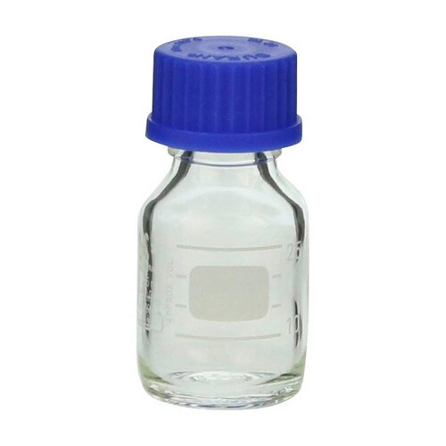 ねじ口びん(メジュームびん)青キャップ付 25mL