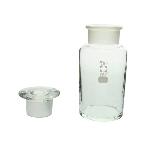 試薬びん 広口 透明 60/35 SIBATA1L