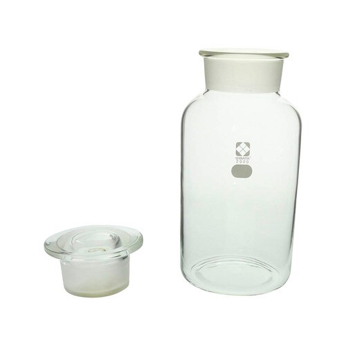 試薬びん 広口 透明 75/45 SIBATA2L