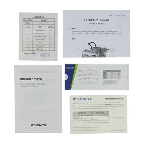 ドライ真空ポンプRocker 300