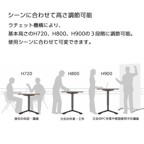 イニシア角形W12D7天板ティンバーM端Y3脚白
