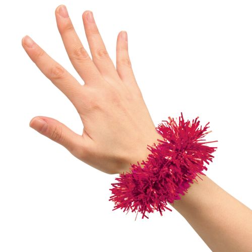 キラキラリストバンド2個組 桃