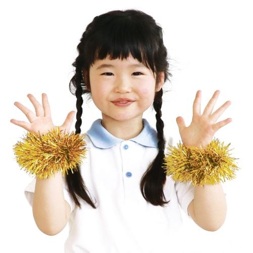 キラキラリストバンド(2個組)紫