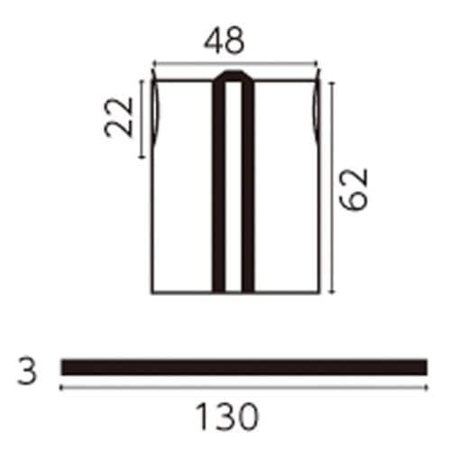 カラー不織布ハッピ子供用袖無 J黒(赤襟