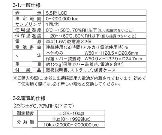 エクスポケット照度計 LM−230