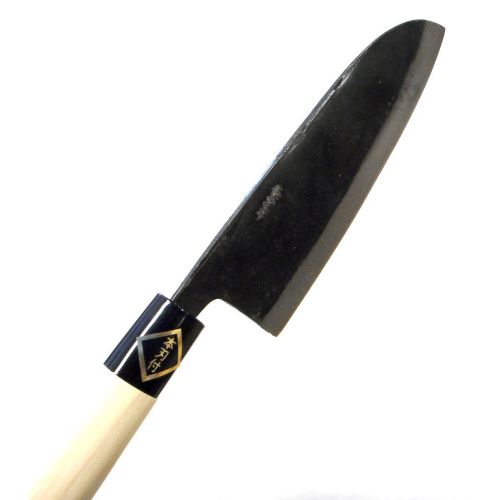 土佐産 黒打ち三徳(万能)包丁 165mm