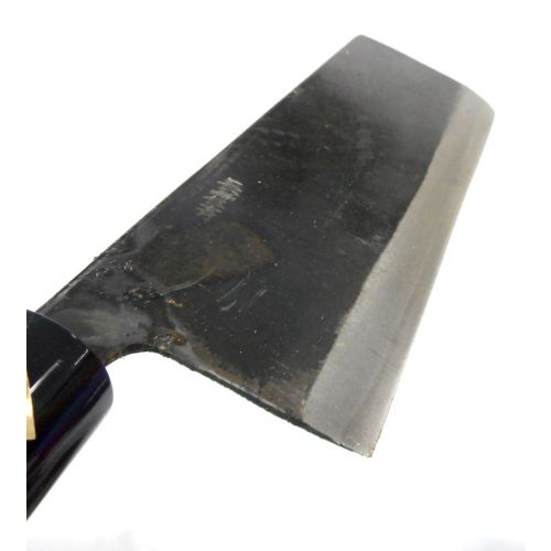 土佐産 黒打ち菜切包丁 135mm