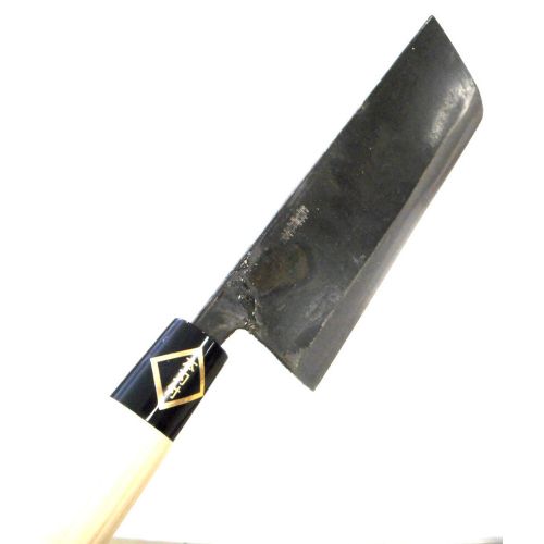 土佐産 黒打ち菜切包丁 165mm