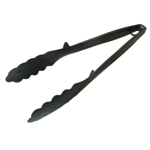 ナイロン製 万能トング 中 ブラック PR2625