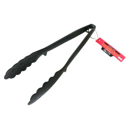 ナイロン製 万能トング 中 ブラック PR2625