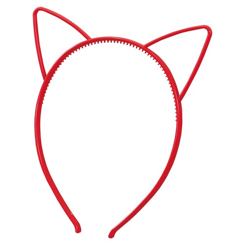 耳付きカチューシャ レッド