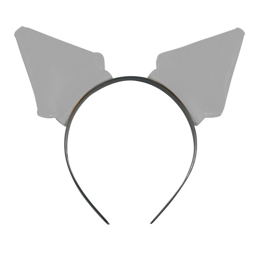 衣装ベース動物の耳 グレー