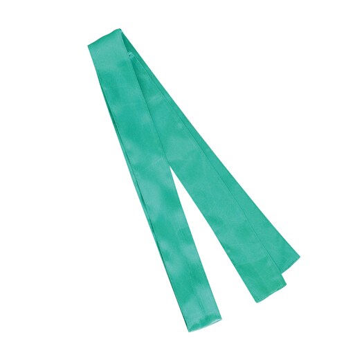 サテンロングハッピ 緑 S(ハチマキ付)