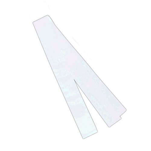 サテンロングハッピ 白 S(ハチマキ付)