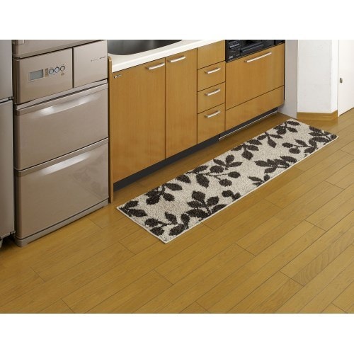 ブラットキッチンマット 45×180 ブラウン