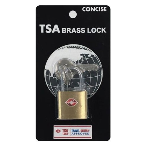 南京錠 TSA ブラスロック×4
