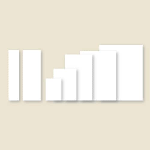 柄小袋 B型 白無地 100枚×4