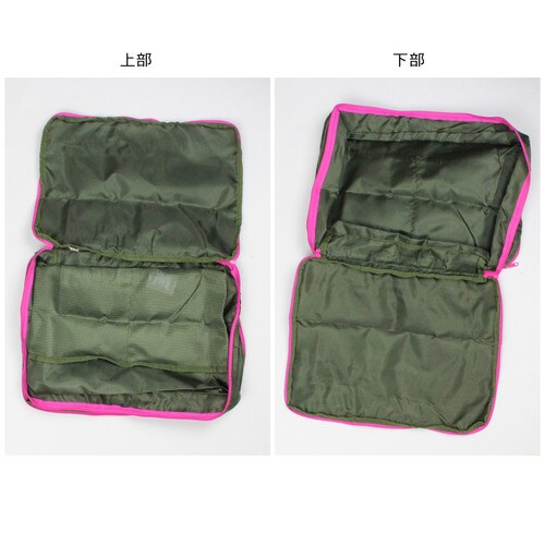 トラベル ランジェリーケース M カーキー×2