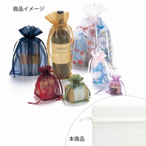 オーガンジーバッグ L アイボリー 10枚