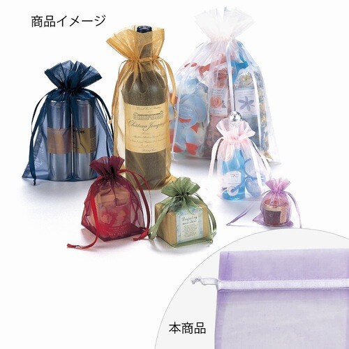 オーガンジーバッグ M ラベンダー 10枚×2