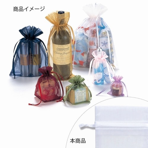 オーガンジーバッグ LL ホワイト 10枚