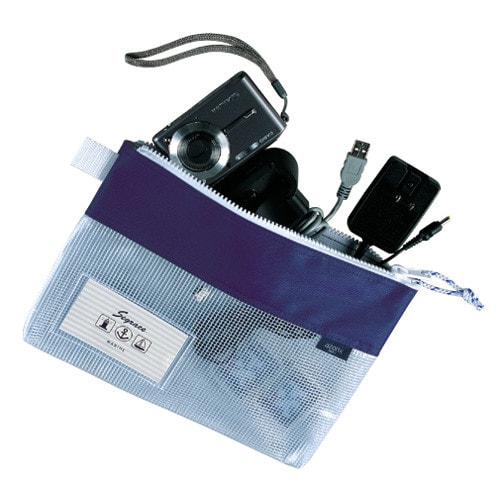 メッシュケース セグレス A5 ネイビーブルー×5