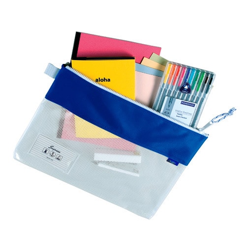 メッシュケース セグレス A4 ブルー×4