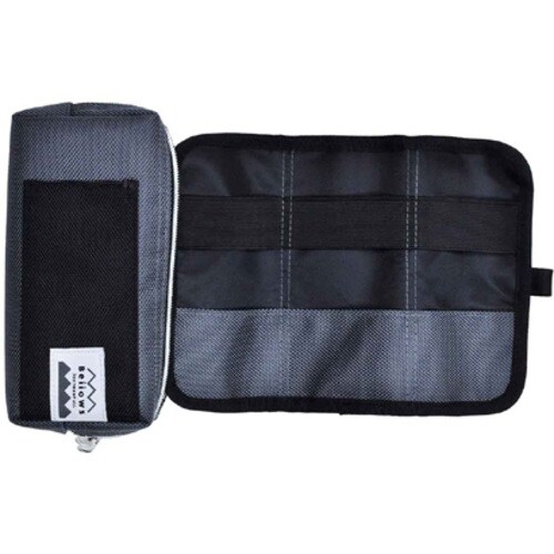 ペンケース ベロウズ グレー×2