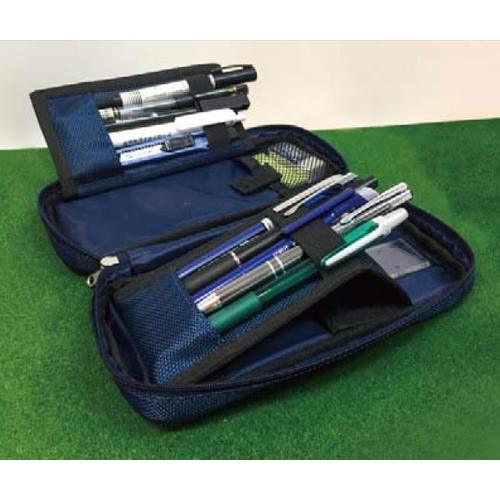 ペンケース フロート ワイド ブラック×2