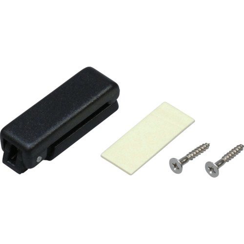 フック 収納式 小 ABS樹脂 黒 ×10