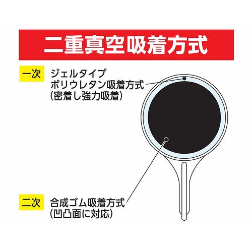吸盤フック 強力 レバー式 凸凹面対応×5