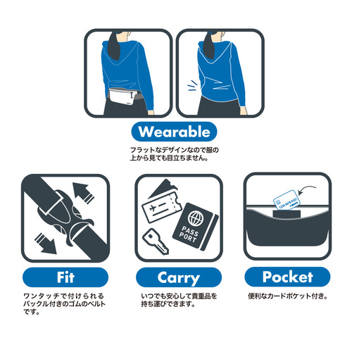 スマートポケット プラスムーブ グレー×2