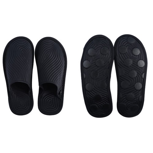 トラベル スリッパ フリー ブラック×2