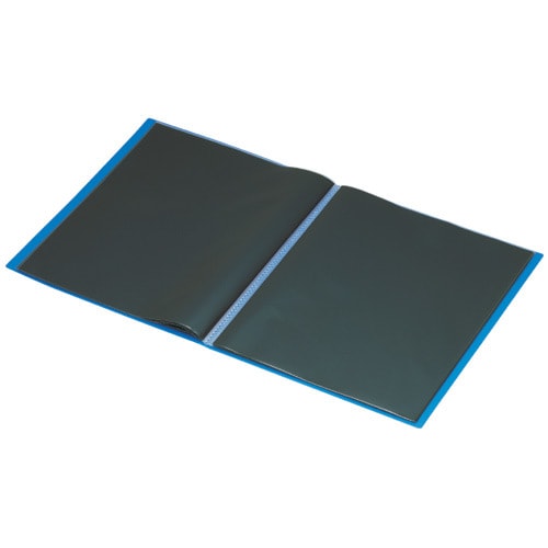 クリアホルダーエクシヴA440ポケット青×3