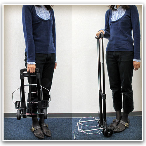 スマート キャリーカート ブラック