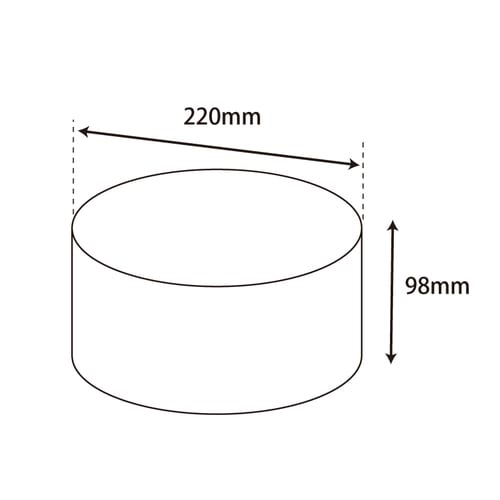サークルBOX 220−98 ホワイト 2個