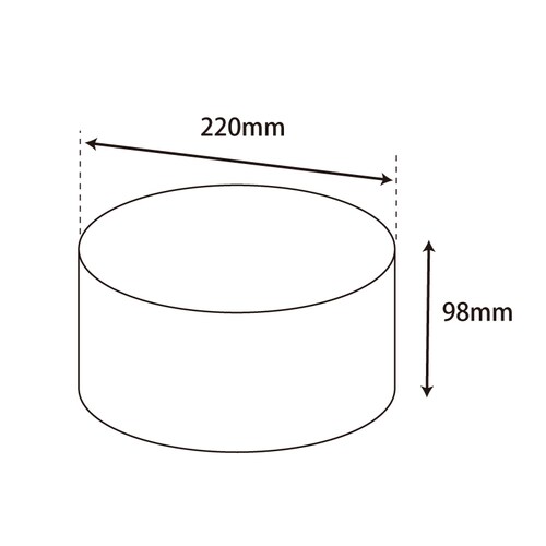 サークルBOX 220−98 ブラック 5個
